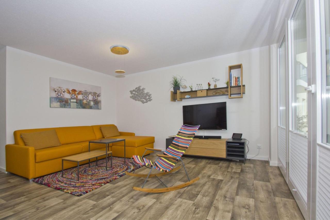 Mit Meerblick Und Terrasse, Gratis Nutzung Vom Ahoi Erlebnisbad Und Sauna In Sellin - Meeresblick Fewo 68 Gohren Bagian luar foto