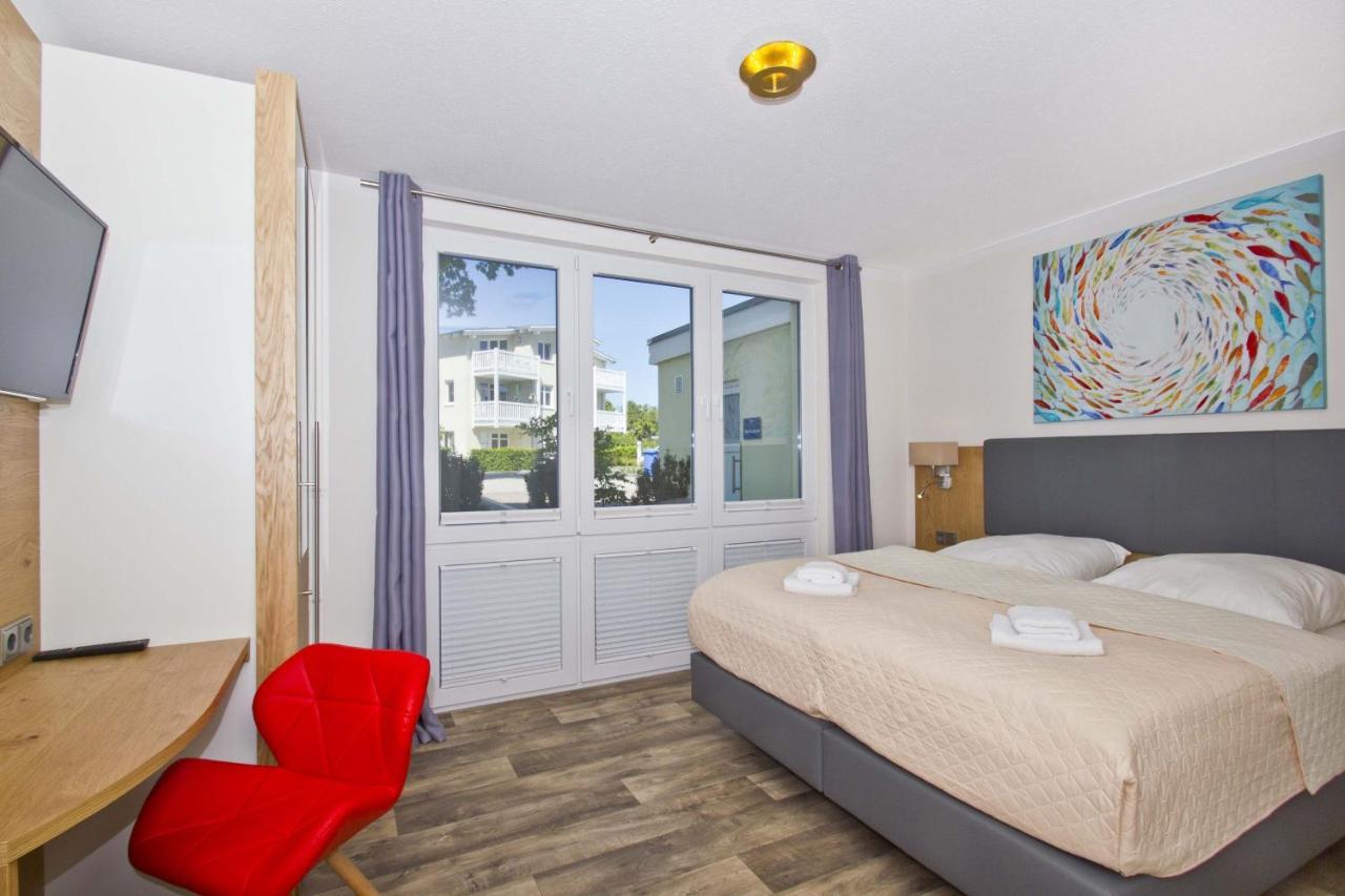Mit Meerblick Und Terrasse, Gratis Nutzung Vom Ahoi Erlebnisbad Und Sauna In Sellin - Meeresblick Fewo 68 Gohren Bagian luar foto